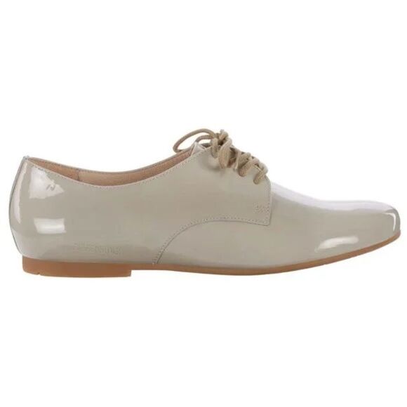 Birkenstock Saunders Durby Napa Leather Lace-Up Oxford Shoes Cloud Patent (New) main image 8
